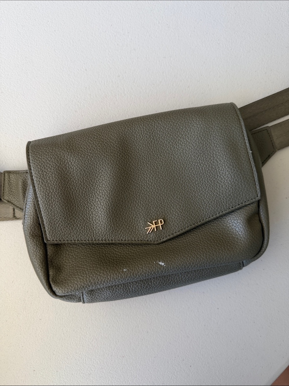 Freshly Picked Olive Green Crossbody Belt Bag